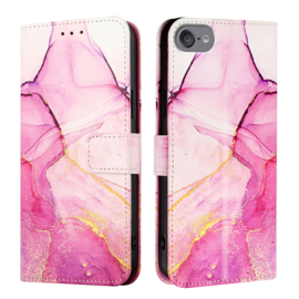 Bescherm-Etui Mapje Hoes voor iPod Touch   -  Roze - Goud
