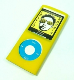 Silicone Bescherm-Hoes Skin voor  iPod Nano 4G 4   Geel