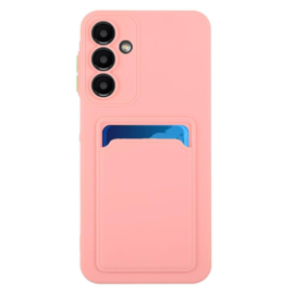 TPU Bescherm-Hoes Skin Cover met Pas-vak voor Samsung Galaxy S26 -  Roze