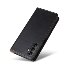 Luxe BookCover Hoes Etui voor Samsung Galaxy A14    Zwart