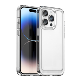 Clear TPU Bescherm-Hoes Cover Skin voor iPhone 15 PRO MAX     Transparant