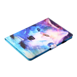 Bescherm-Etui Hoes Map voor Samsung Galaxy Tab A9 Plus - 11 -  Wolf