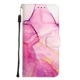 Bescherm-Etui Mapje Hoes voor iPod Touch   -  Roze - Goud