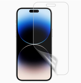 Clear TPU Bescherm-Hoes Cover Skin met Screenprotector voor iPhone 15  Pro Max Transparant