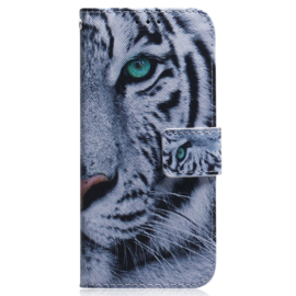 BookCover Hoes Etui voor Samsung Galaxy S23 5G  -  Tijger