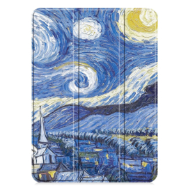 Bescherm-Cover Hoes Map voor iPad Pro 11 - 2024 -   Van Gogh -  Sterrennacht