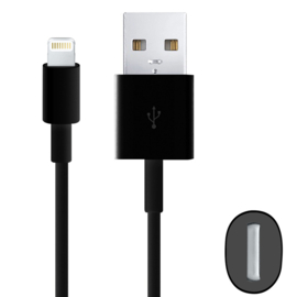 Lightning USB Oplader en Data-kabel voor iPad  - 1m -  Zwart