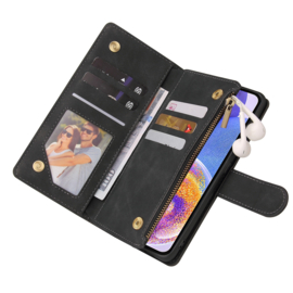 BookCover Wallet Etui voor Samsung Galaxy A23 5G Zwart