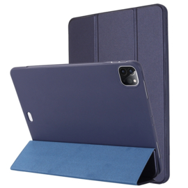 TPU Bescherm-Cover Hoes Map voor iPad PRO 12.9 -    -  Blauw