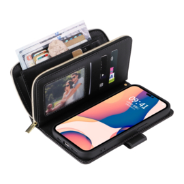 BookCover - 9 Cards - Wallet Etui voor iPhone 13 Pro Max - iPhone 14 Pro Max  -  Zwart