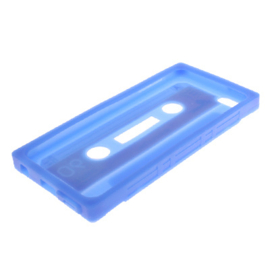 Silicone Bescherm-Hoes Skin voor iPod Touch 5G 6G  Tape Blauw