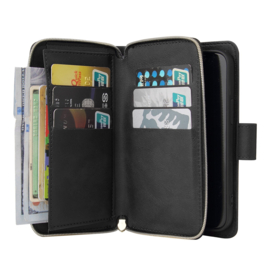 BookCover - 9 Cards - Wallet Etui voor iPhone 13 - iPhone 14  -  Zwart