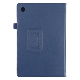 PU Kunstleer-Hoes Map voor Samsung Galaxy Tab A8 10.5  Blauw