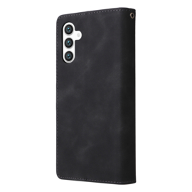 Boek-Cover Portemonne Etui Hoes voor Samsung Galaxy S24 - S25     Zwart