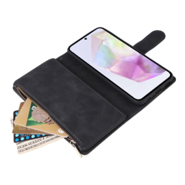 Boek-Cover Portemonnee Etui Hoes voor Samsung Galaxy A16  - A17 - A26     Zwart