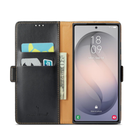 Luxe BoekCover Etui Hoes  voor Samsung Galaxy S26 ULTRA  -  Zwart