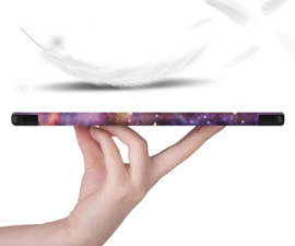 Cover Map Hoes voor Samsung Galaxy Tab A9  PLUS - 11    -  Melkweg Galaxy