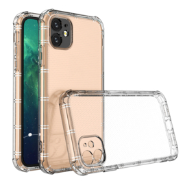 Flex-Cover TPU Bescherm-Hoes Skin voor iPhone 11 -    Transparant