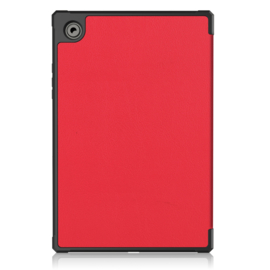 TPU Bescherm-Cover Hoes Map voor Samsung Tab A8 10.5  -  Rood