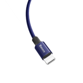 Lightning Oplader en Data USB Kabel voor iPhone - iPad Serie  - 180cm   Blauw