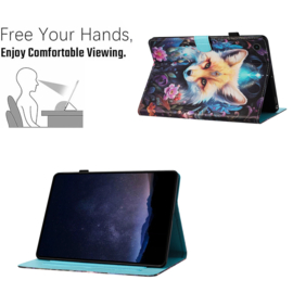Luxe Bescherm-Etui Hoes Map voor Samsung Galaxy Tab A9 Plus - 11 -   Vos