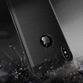 Aluminium-Cover Bescherm-Hoes  voor iPhone XR    Rood