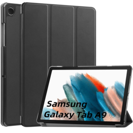 Cover Map Hoes voor Samsung Galaxy Tab A9   -  Zwart