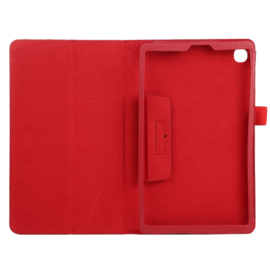 PU Kunstleer-Hoes Map voor Samsung Galaxy Tab A8 10.5  Rood