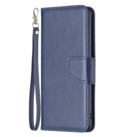 Luxe BookCover Hoes Etui voor Samsung Galaxy A05     Blauw