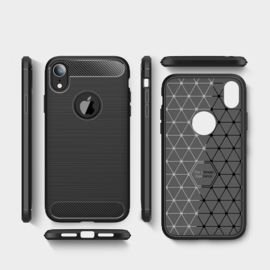 Flex Armor-Cover Bescherm-Hoes Skin voor iPhone XR   Grijs