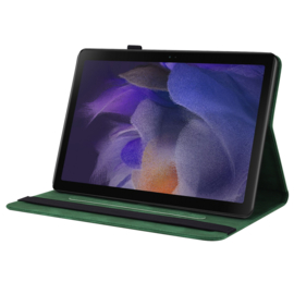 Luxe Bescherm-Etui Hoes Map voor Samsung Galaxy Tab  A9 Plus - A11 Plus - 11" -    Vlinder - Groen
