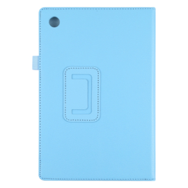 PU Kunstleer-Hoes Map voor Samsung Galaxy Tab A8 10.5  Lichtblauw