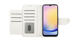 Portemonnee - Etui  Tas voor Samsung Galaxy A55  - Met Schouder - Draagkoord - Wit