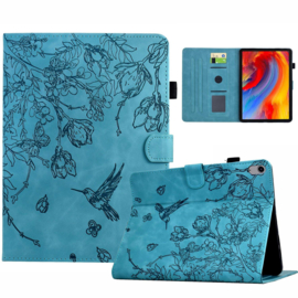 Bescherm-Etui Hoes Map voor Xiaomi Redmi Pad 2 - 11" - Kolibrie - Turquoise