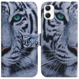 BoekCover Hoes Etui voor Samsung Galaxy A06  -       Tijger
