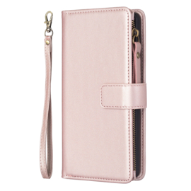 9 Pas - BookCover Wallet Etui voor Samsung Galaxy S23    Roze