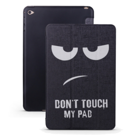 Bescherm-Cover Hoes Map voor iPad 10.2 -     Don't Touch My Pad     A2197 - A2198 - A2270