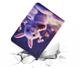 Cute Bunny - Bescherm-Etui Map voor Apple iPad 10 - A16 - 10.9 - 2022 - 2025