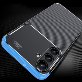 Samsung Galaxy A16 - A26  - Carbon TPU Bescherm-Hoes Skin - Zwart