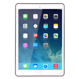 iPad Air  2 - Haweel TPU Flex Bescherm-Hoes Skin - Zwart-Transparant