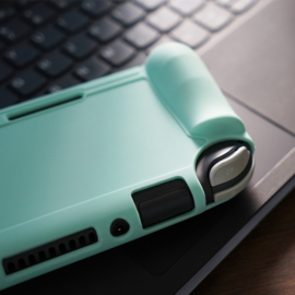 TPU Silicone Bescherm Hoes Grip voor Nintendo Switch Lite - Grijs