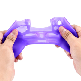 Silicone Hoes / Skin voor Playstation 4 PS4 Controller    Paars