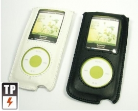 2x PU Leer Bescherm-hoes Etui Case voor iPod Nano 4G 