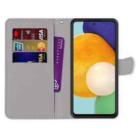 BookCover Hoes Etui voor Samsung Galaxy A33    Sterrenhemel Melkweg