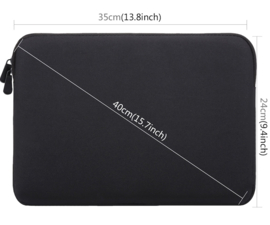 Sleeve Pouch Hoes Etui voor Apple Macbook Air 13"    Zwart