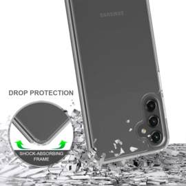 TPU-Crystal Bescherm-Hoes Cover Skin voor Samsung A15    Transparant