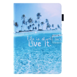 Beach  -   Bescherm-Etui Map Hoes voor   iPad 10 - 10.9 -  A2696 - A2757