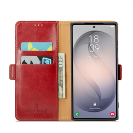 Luxe BoekCover Etui Hoes  voor Samsung Galaxy S26 ULTRA  -  Rood