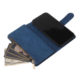 BookCover Wallet Etui voor iPhone 12 - 12 Pro   Blauw