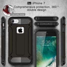 Hybrid Tough Armor-Case Bescherm-Cover Hoes voor iPhone 7 of 8